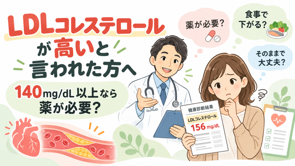 LDLコレステロールが高い方へ